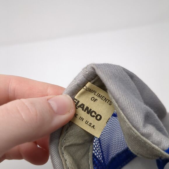 Elanco Sonalan Snapback Hat Gray One Size Adjustable Embroidered Mesh Rope - Picture 8 of 8